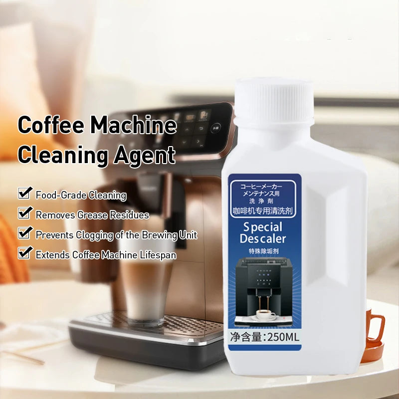 SWANS Coffee Machine Cleaning Liquid 250ml Descaler Coffee Machine Descaler SWANS