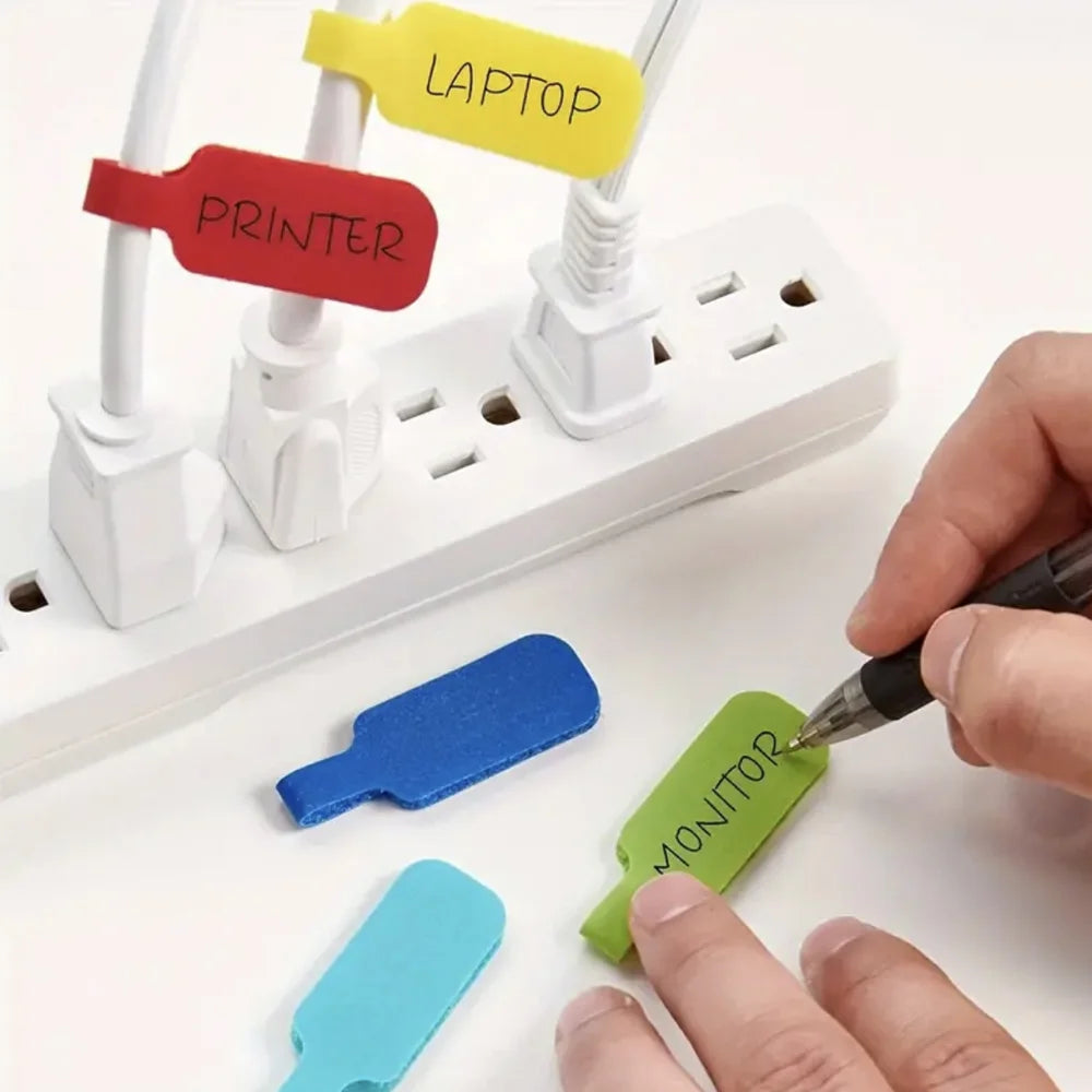 Colorful Writable Cable Ties – Nylon Label Organizers (2–32 Pack) Cable Ties Organizer SWANS