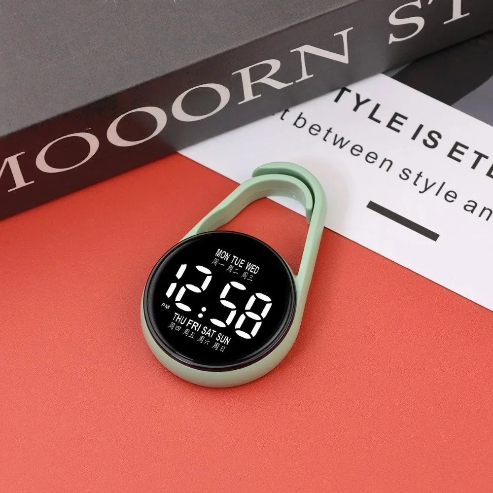 SWANS LED Digital Pocket Watch – Luminous Hanging Watch Digital Pocket Watch SWANS Light Green