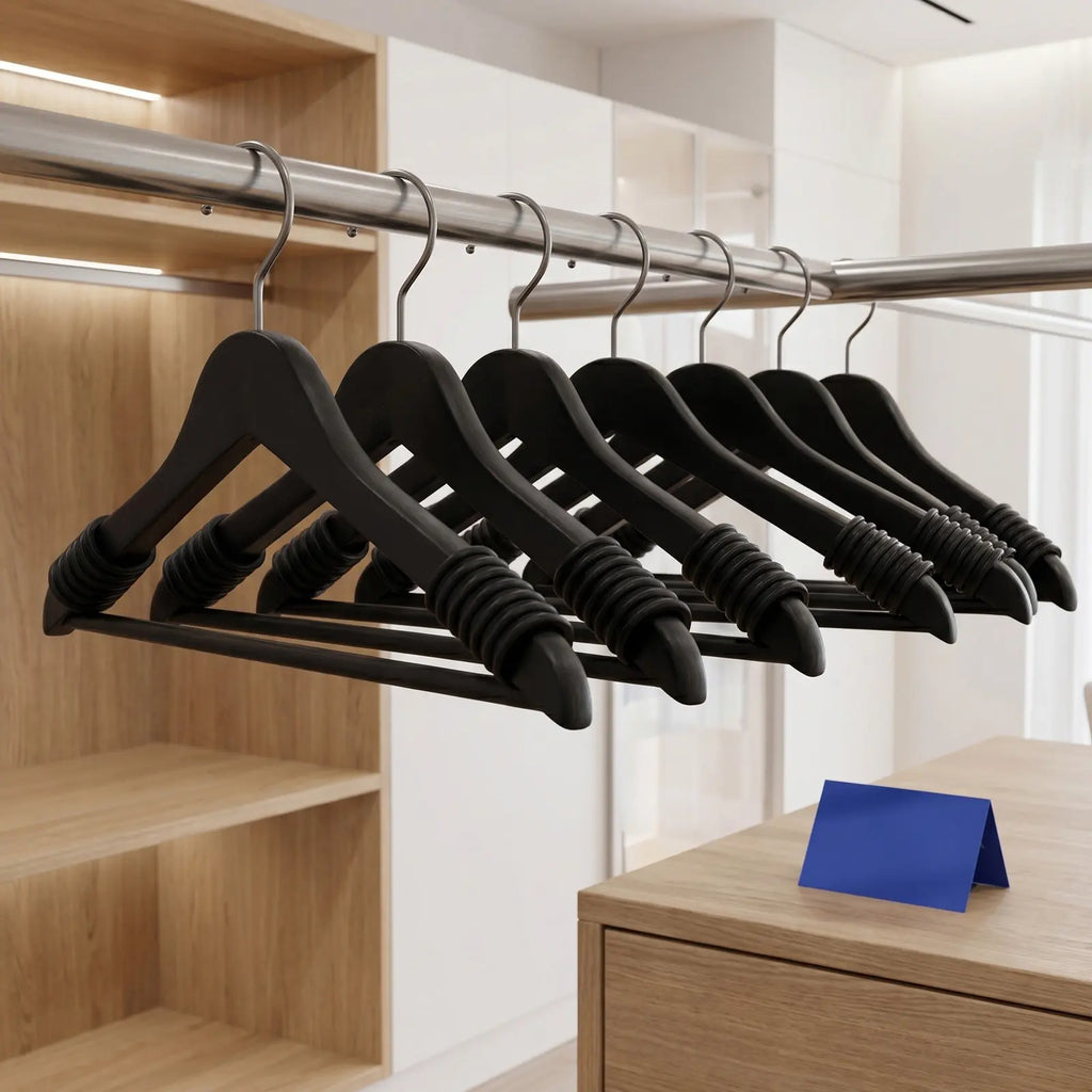 100-Pack Silicone Hanger Anti-Slip Rings – Shoulder Grip Stoppers Hanger Grip Rings SWANS
