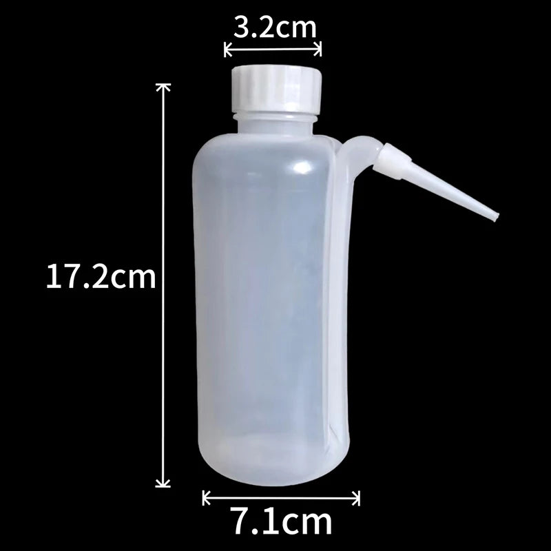 500ml PE Refillable Squeeze Wash Bottle – Squirt Container Squeeze Wash Bottle SWANS 1Pcs