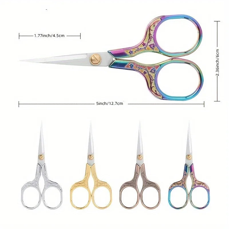 Vintage Plum Blossom Craft Scissors – Stainless Steel Embroidery Craft Scissors SWANS