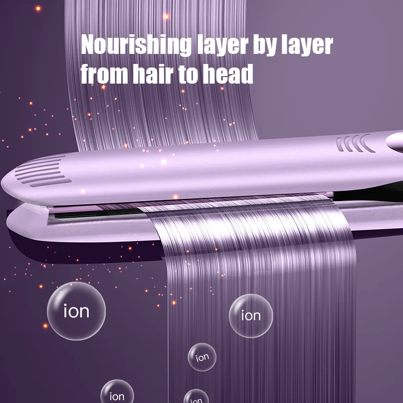YIBER 2-in-1 Hair Straightener & 26mm Curler | Digital Display Hair Straightener Curler SWANS