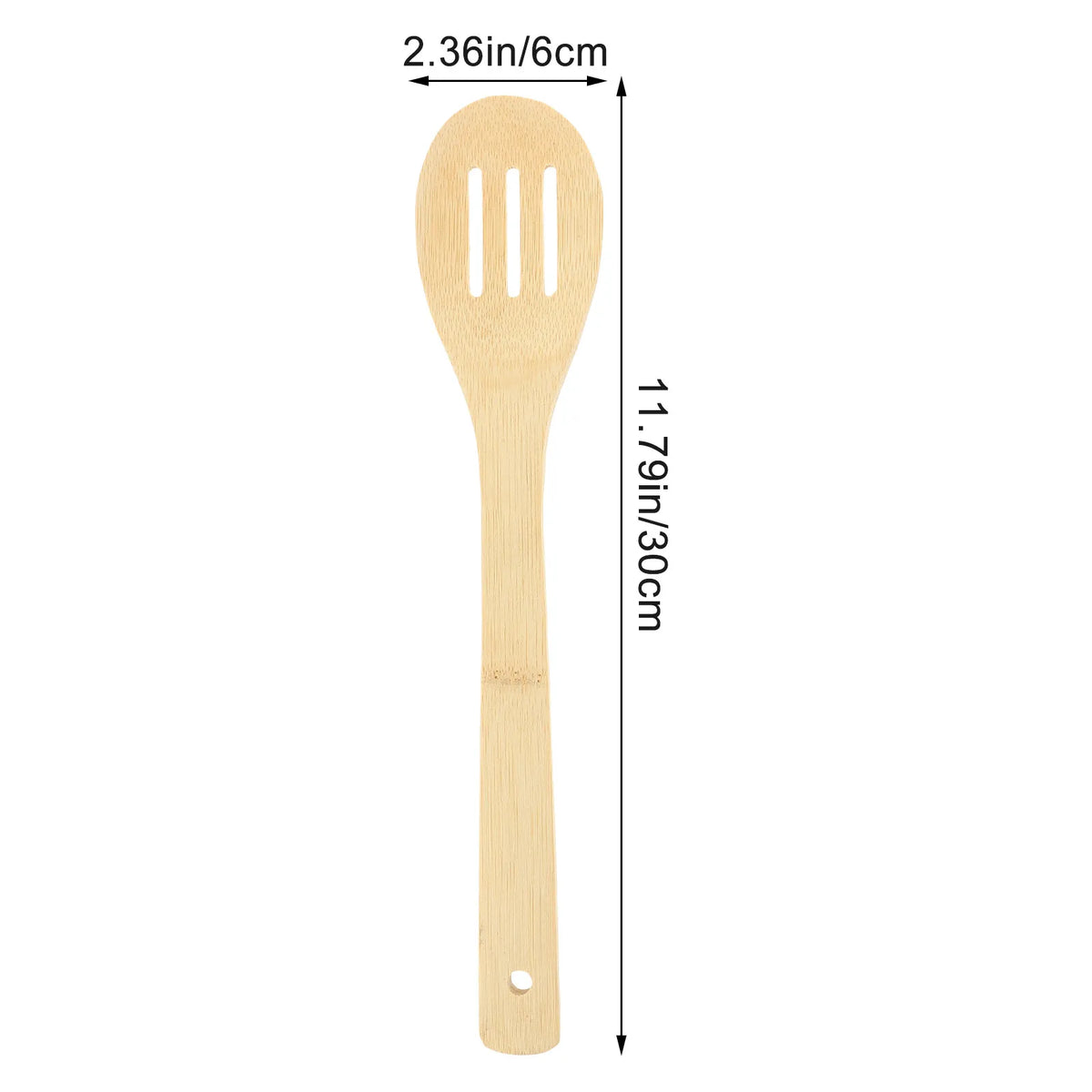 ROSENICE 3-Pc Bamboo Spatula Set – Non-Scratch Long Handle Bamboo Spatula Set SWANS