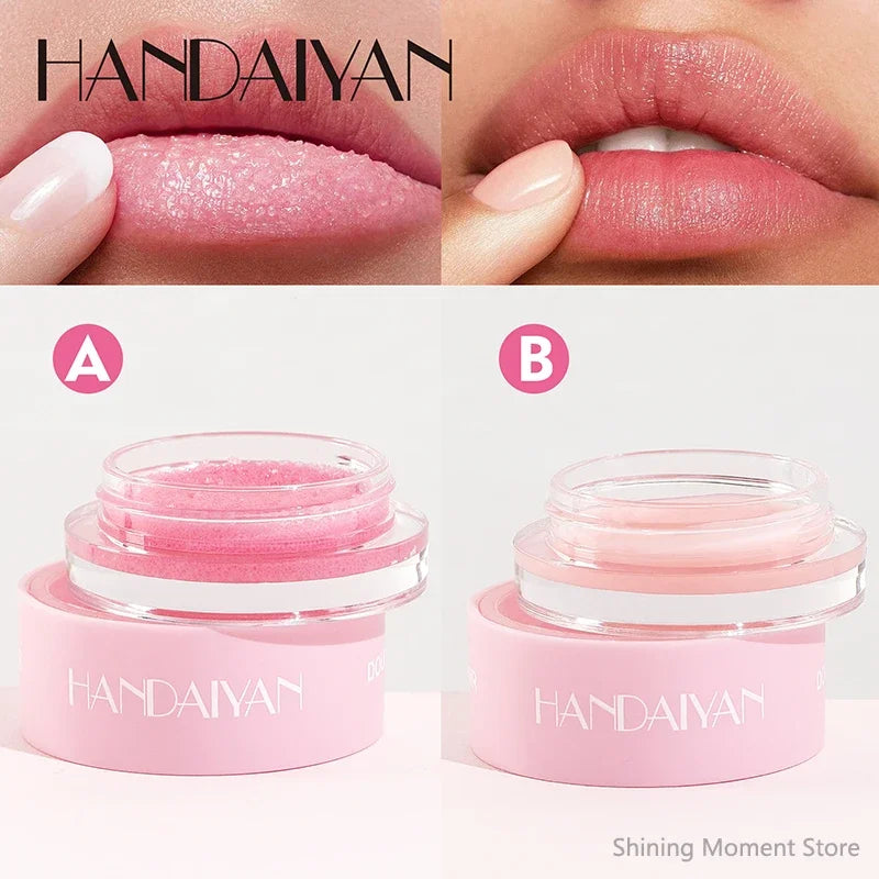 2-in-1 Scrub Lip Mask & Lipstick – Exfoliating Lip Care Lip Scrub Mask SWANS