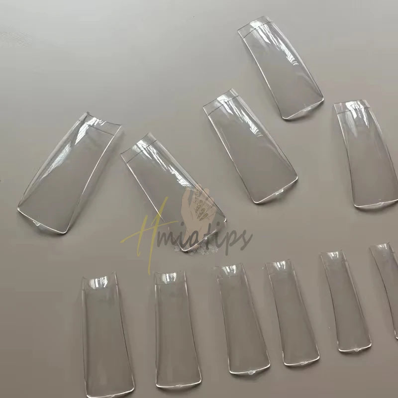 550-Pc XL Duck Half Cover False Acrylic Nail Tips Press On False Nail Tips SWANS 550pcs XL Duck