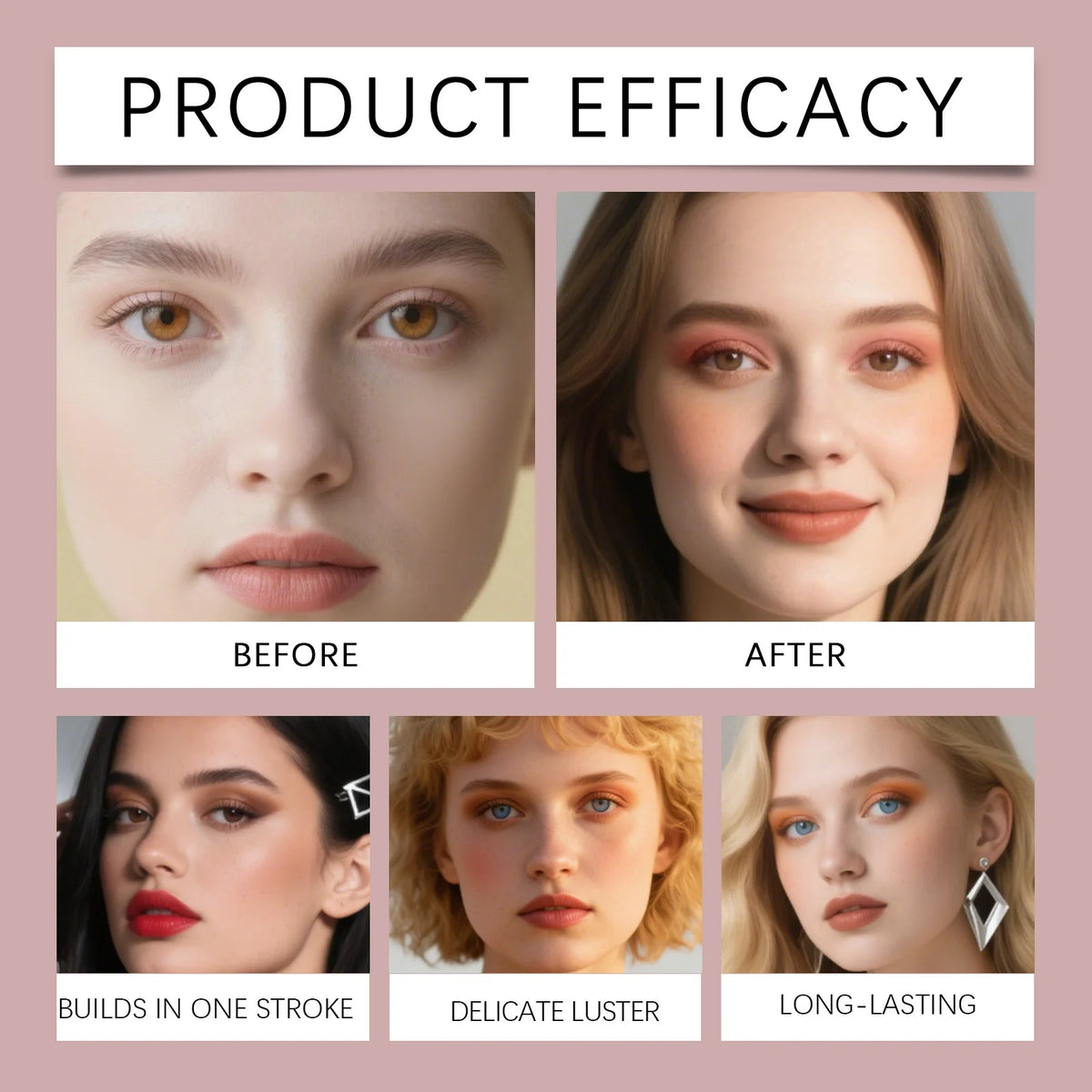 Zephoco 4-Color Eyeshadow Palette – Shimmer Matte Glitter Eyeshadow Palette SWANS