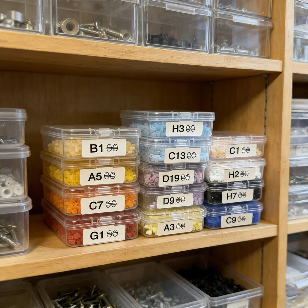 28-Grid Clear Storage Organizer Box for Beads & Craft Parts Craft Storage Organizer SWANS