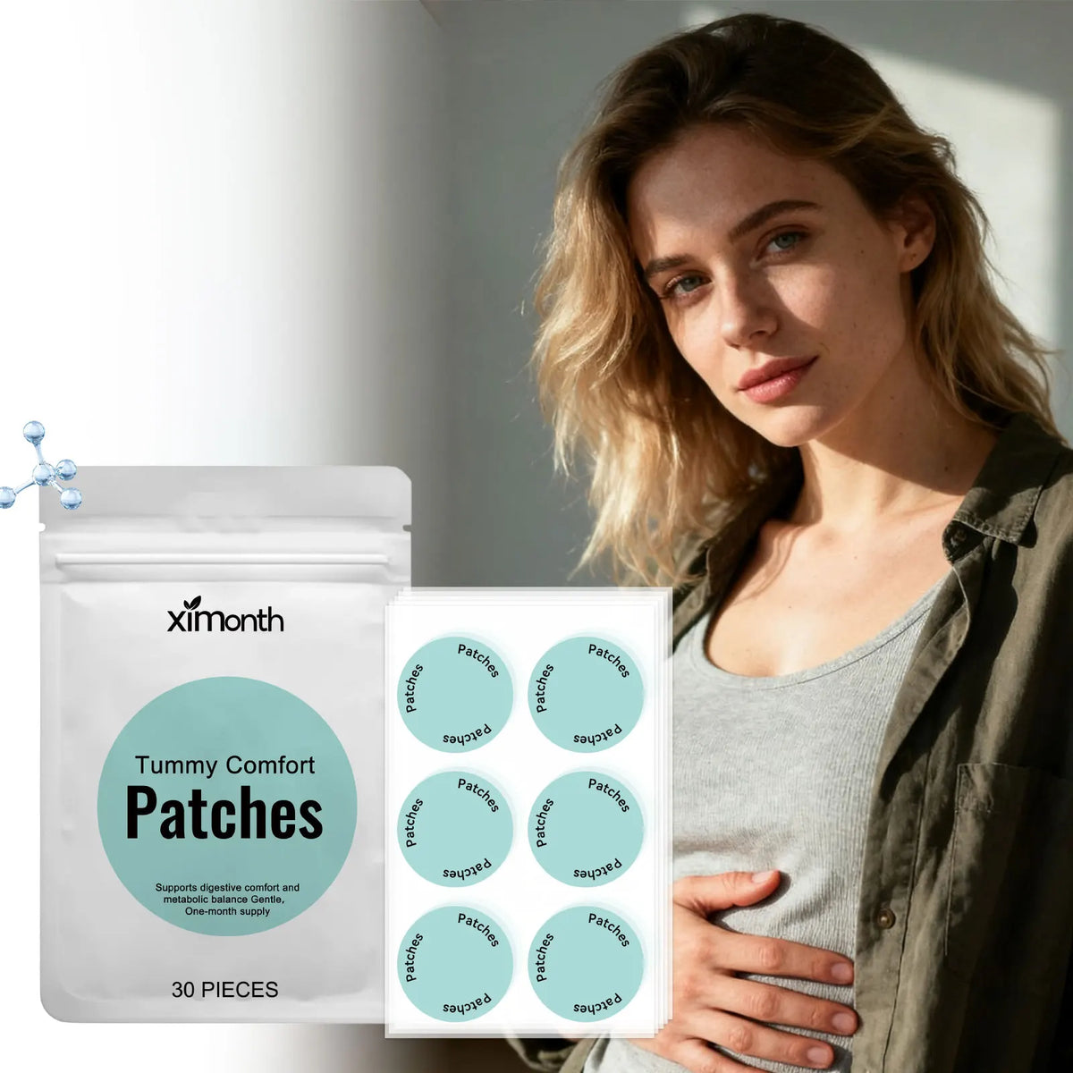 Ximonth Body Firming Patch – Breathable Skin-Friendly Care Body Care Patch SWANS