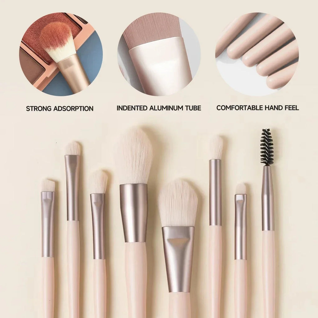 12-Piece Liquid Foundation, Concealer & Brushes Makeup Set Makeup Combo Set SWANS