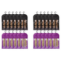24-Pack Wig Storage Bags with Hangers – Hair Extension Holder Wig Storage Set SWANS black purple NONE