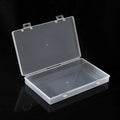 Clear Plastic Storage Box with 4 Removable Dividers | Organizer Storage Organizer Box SWANS A