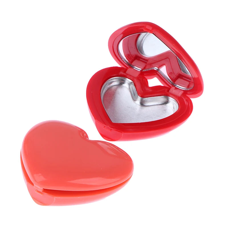 Heart Shape Refillable Makeup Palette Case with Mirror Makeup Palette Case SWANS