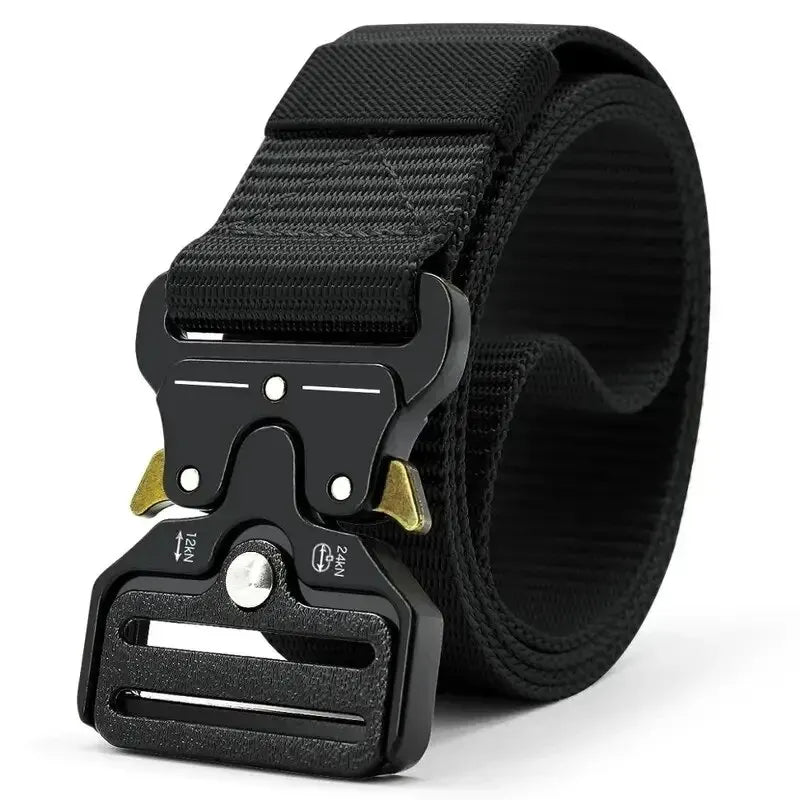 Unisex Tactical Polyester Belt – Outdoor Sports & Casual Tactical Outdoor Belt SWANS