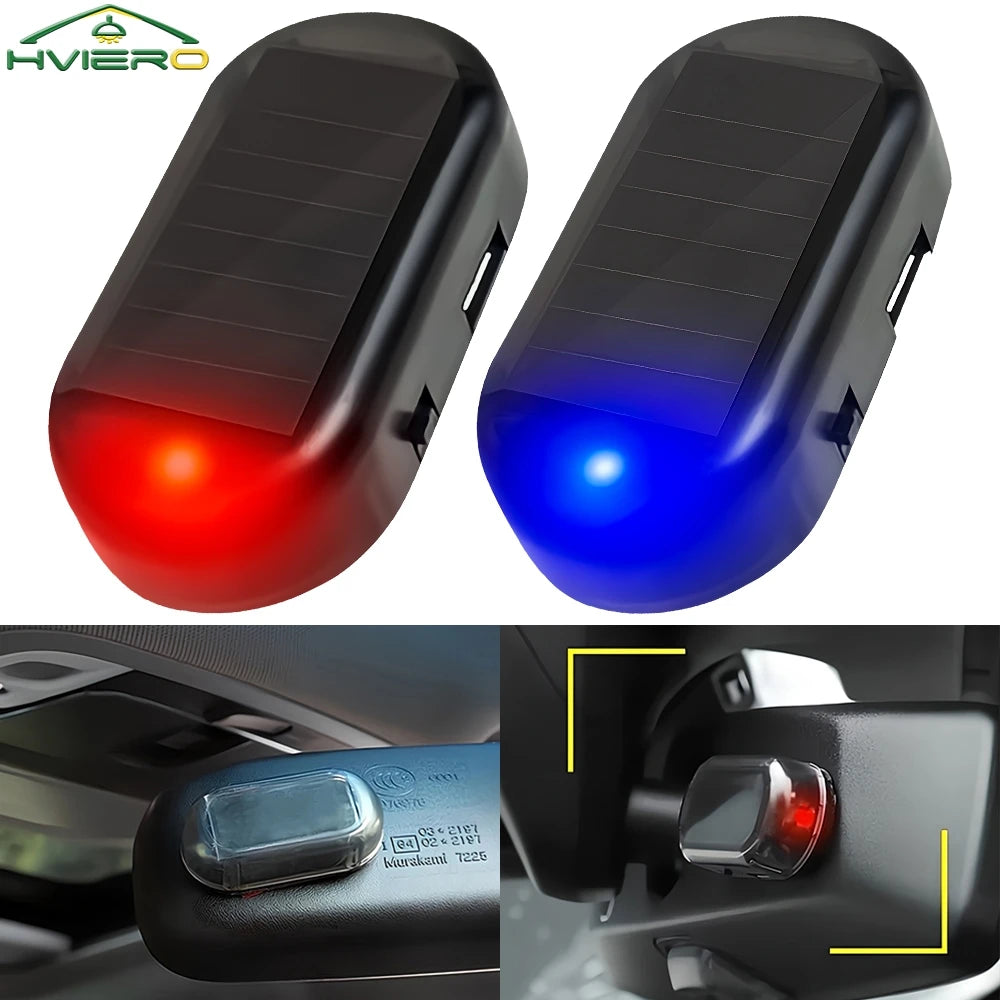 Solar Dummy Car Alarm LED Flashing Security Light – HVIERO Dummy Alarm Light SWANS