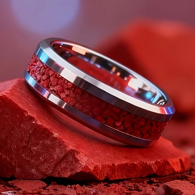 Unisex Stainless Steel Ring – Couples Fashion Band Sizes 7–13 Fashion Ring SWANS 241 12