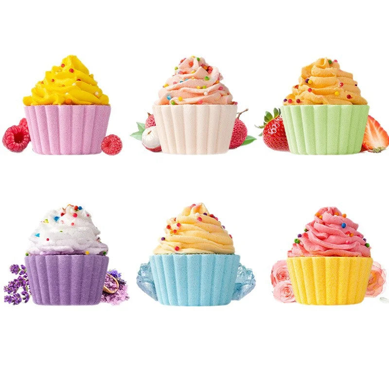 SWANS 80g Cake Bath Bomb – Aromatherapy Bubble Soak Ball Bath Bomb SWANS