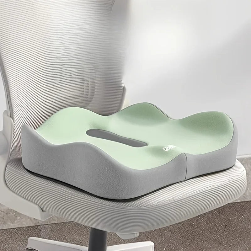 SWANS 3-Zone Memory Foam Seat & Lumbar Cushion | Ergonomic Seat & Back Cushion SWANS