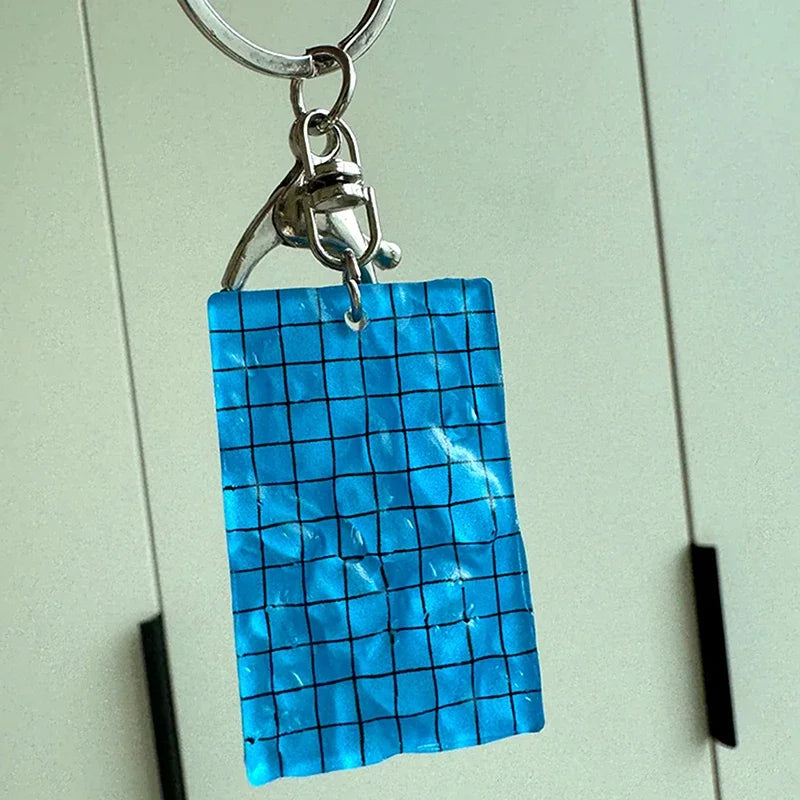 Swimming Pool Wave Keychain – Acrylic Swimmer Bag Charm Gift Novelty Keychain Charm SWANS