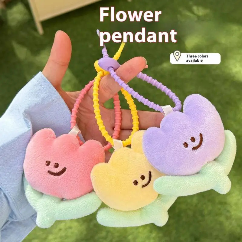 Tulip Plush Keyring – Cute Floral Bag Charm Keychain Gift Plush Keychain Charm SWANS