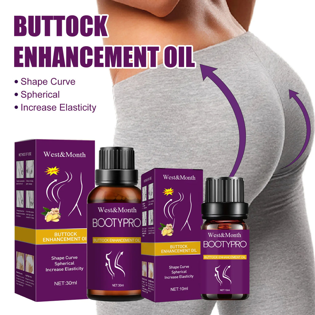 Hip Lifting Firming Massage Oil – Natural Plant Formula Body Massage Oil SWANS