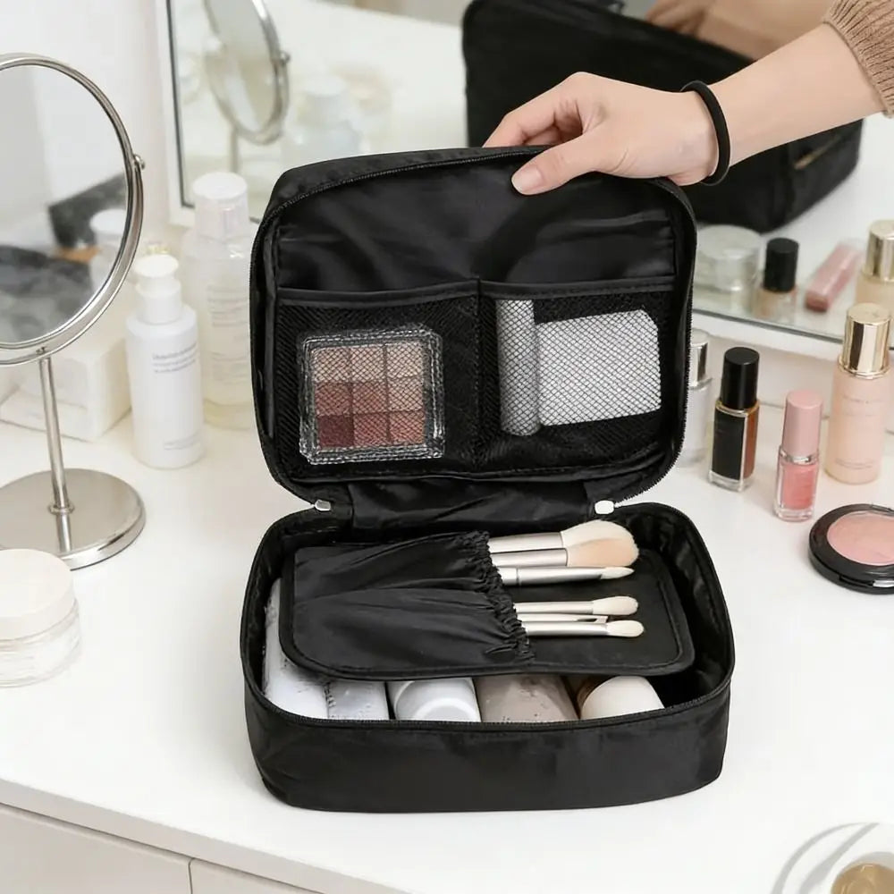 SWANS Waterproof Travel Toiletry Bag – Double Layer Cosmetic Travel Toiletry Bag SWANS
