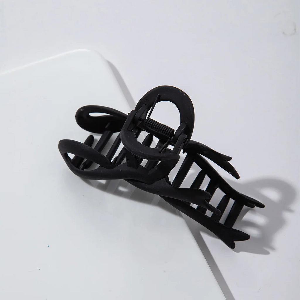 13CM Matte Vintage Bow Hair Claw Clips for Women Hair Claw Clips SWANS