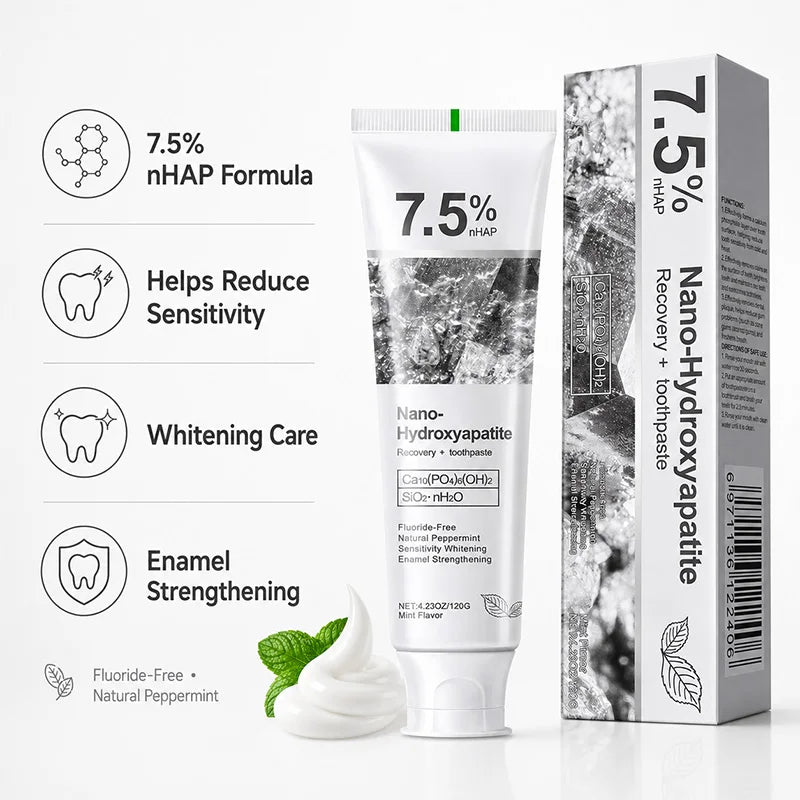 SWANS Travel Toothbrush Cup & Nano-Hydroxyapatite Toothpaste Set Travel Oral Care Set SWANS