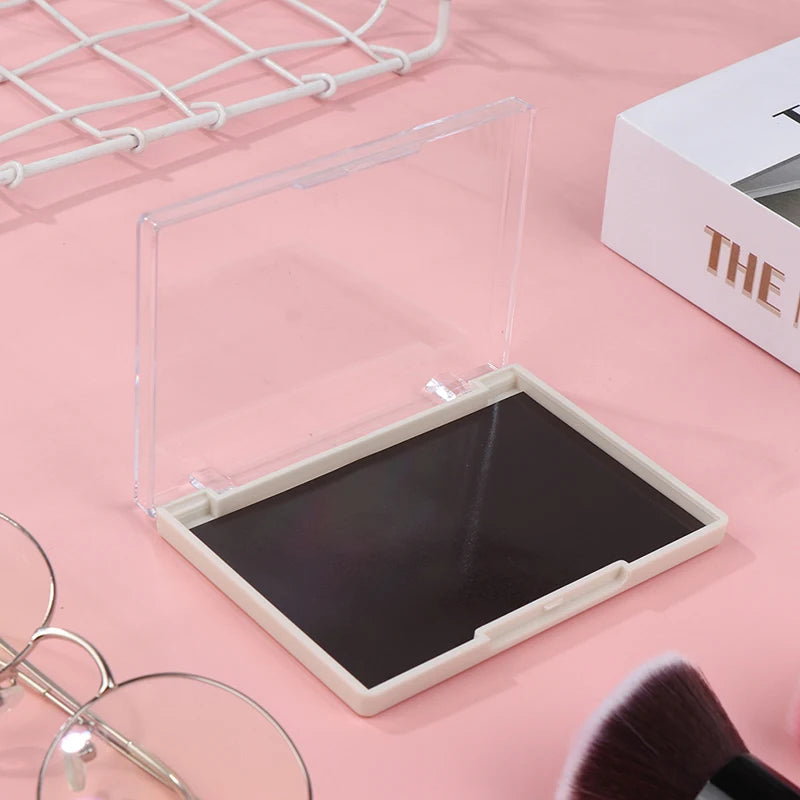 Matte Black Empty Magnetic Makeup Palette – DIY Cosmetics Box Makeup Palette Organizer SWANS