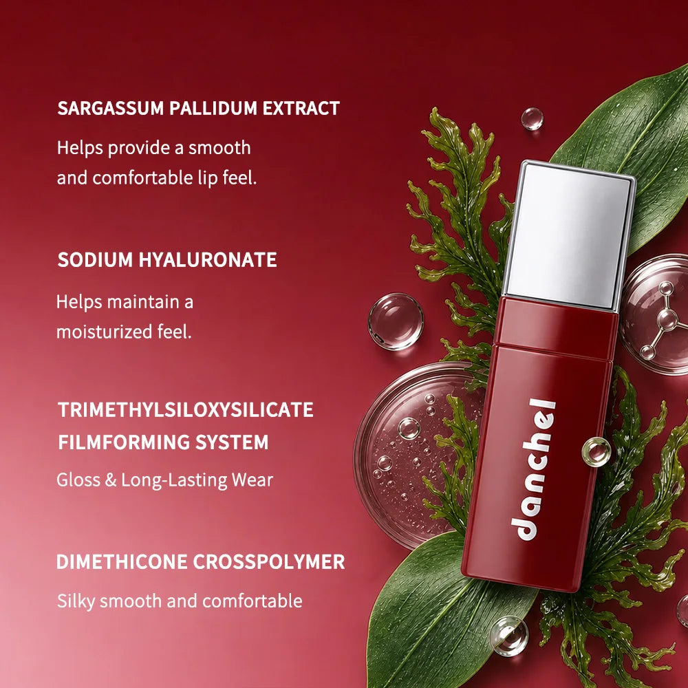 Danchel Mirror Shine Lip Tint – Waterproof Glossy Lacquer 10ml Glossy Lip Tint SWANS