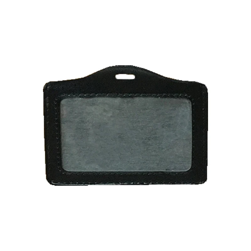 Transparent Acrylic ID Card Holder with Cartoon Keychain Card & ID Holder SWANS Black China