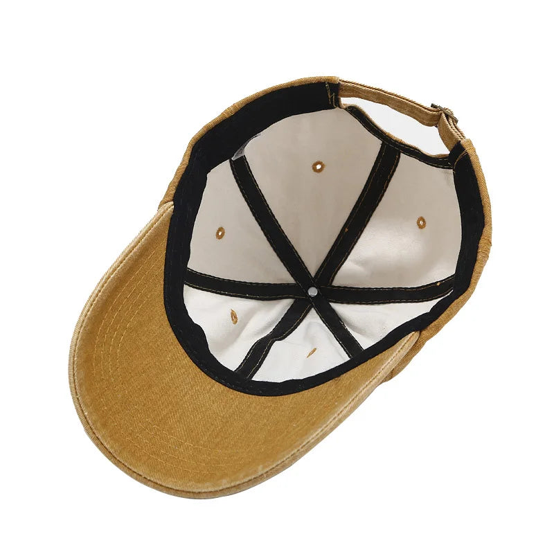FAITOLAGI Retro Cotton Baseball Cap – Unisex Embroidery Hat Baseball Cap SWANS