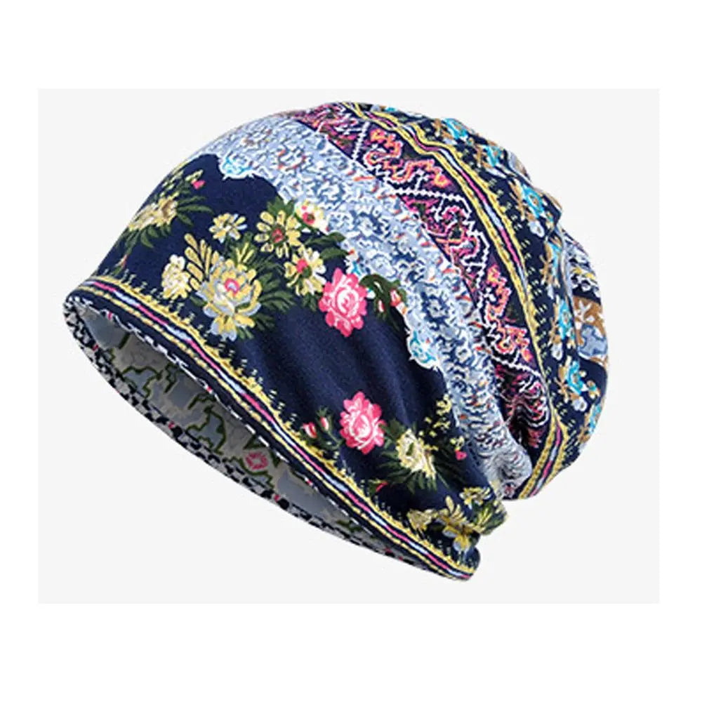 Elastic Knit Turban Hat – Women's Head Wrap Beanie Hijab Scarf Turban Head Wrap SWANS