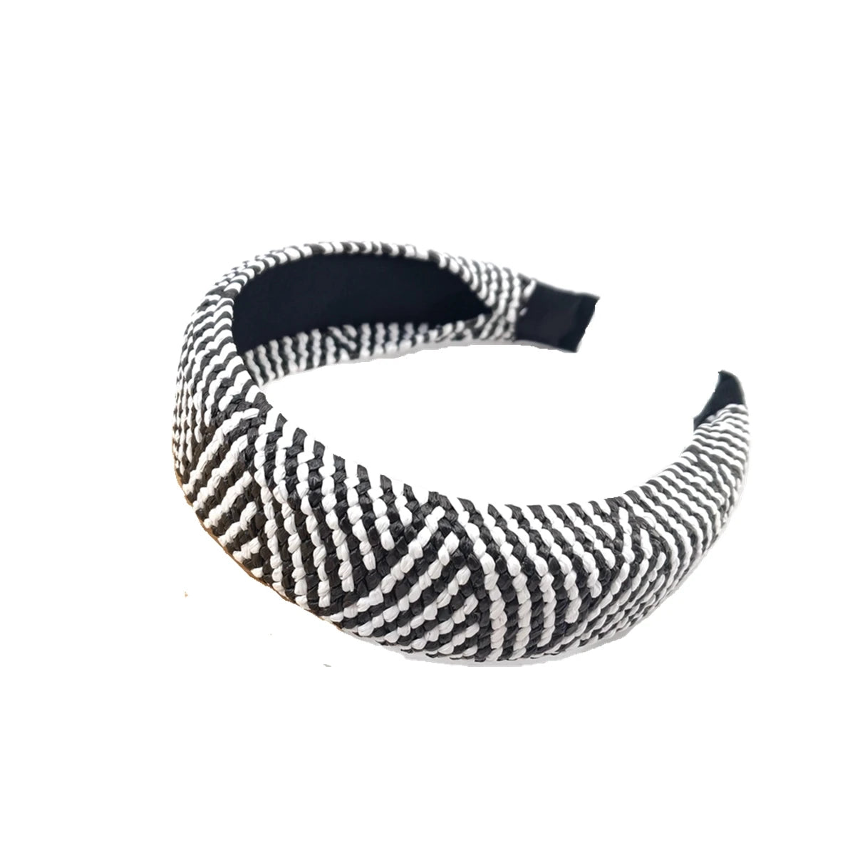 Woven Straw Hair Hoops for Women – Boho Headband 2-Pack Hair Headband SWANS
