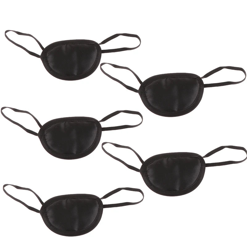 YOVIP Satin Eye Patch – Adjustable Sleep & Vision Cover Eye Patch SWANS 5Pcs
