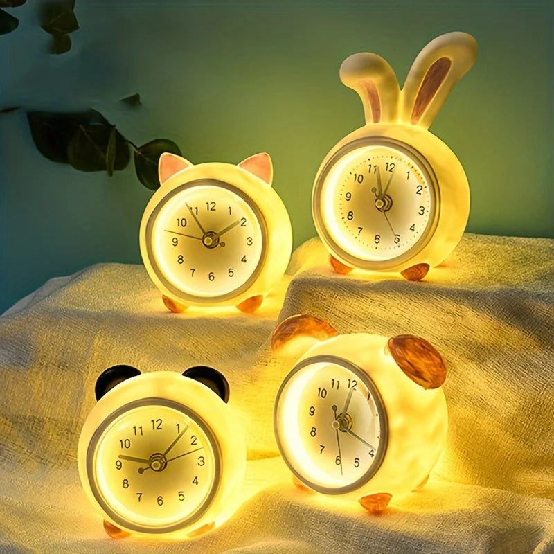 Kids Digital Alarm Clock Night Light & Piggy Bank Desk Kids Alarm Clock SWANS