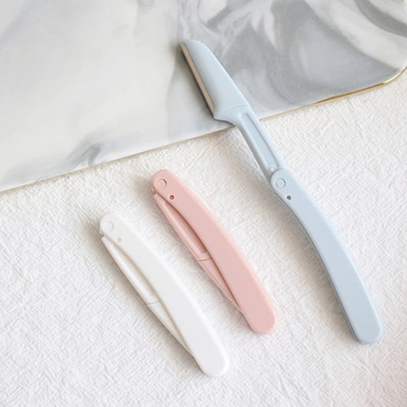 SWANS 3-Pack Foldable Eyebrow Trimmer Razor – Women's Beauty Tool Eyebrow Trimmer Razor SWANS