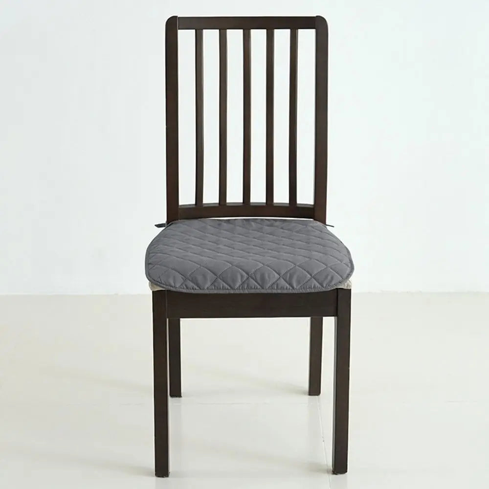 45x45cm Diamond Quilted Tie-On Chair Seat Cushion | Soft Pad Chair Seat Cushion SWANS