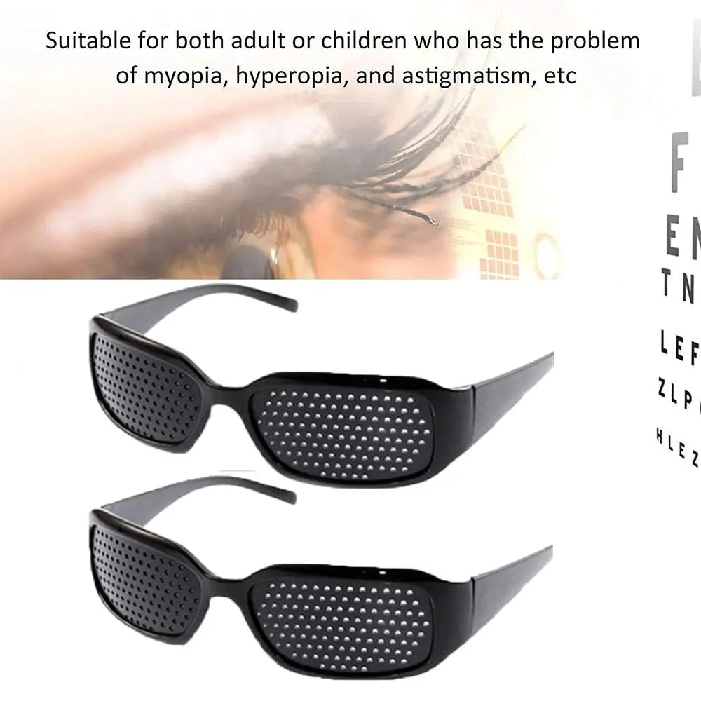 Pinhole Exercise Glasses – Lightweight Unisex Vision Eyewear Pinhole Exercise Glasses SWANS