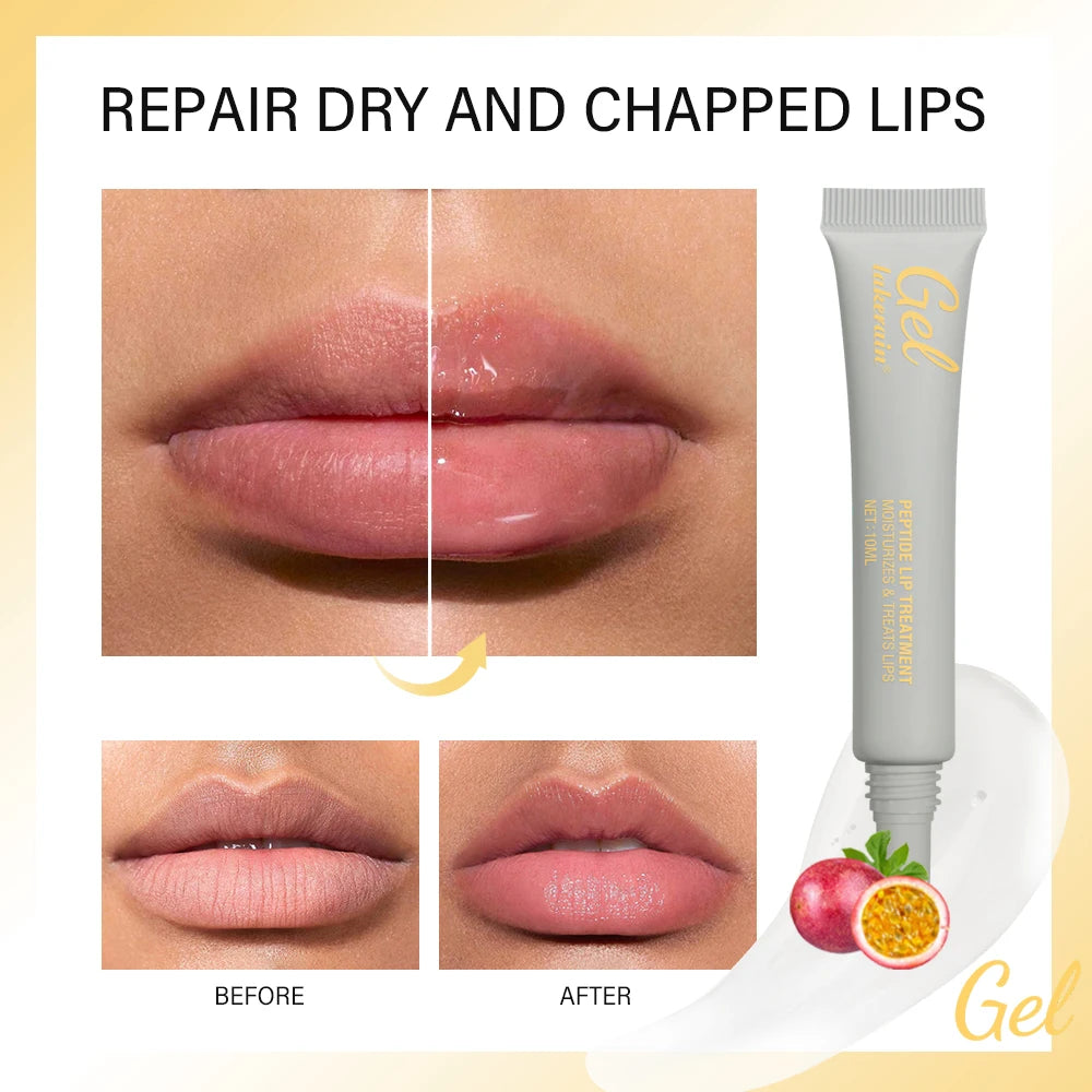 Lakerain Peptide Lip Treatment Gel – Hydrating & Plumping 10ml Lip Treatment Gel SWANS