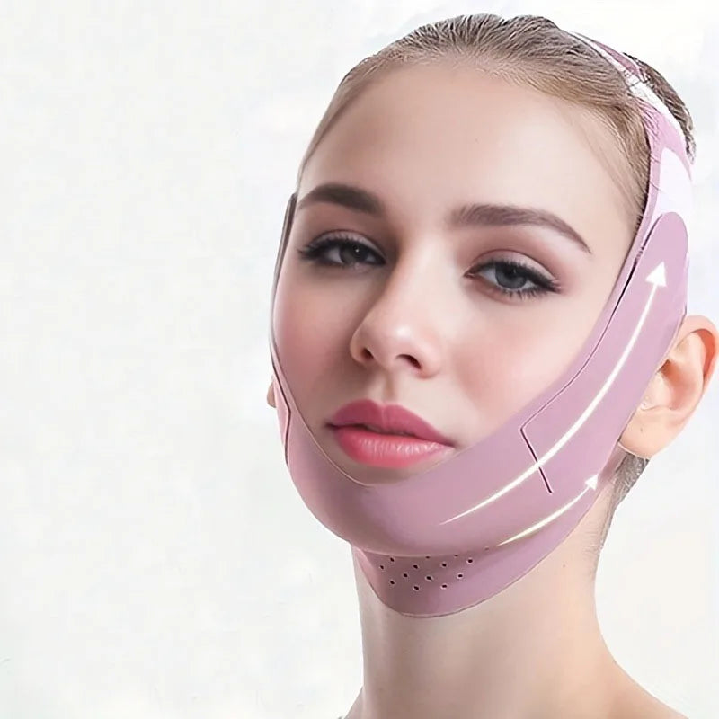 V-Shape Face Lifting Strap – Adjustable Slimming Bandage Face Lifting Strap SWANS