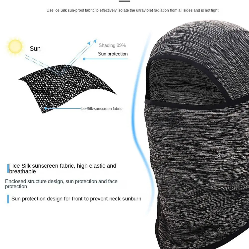 Full Face Balaclava – Cooling UV Sun Protection Cycling Cap Cycling Balaclava SWANS