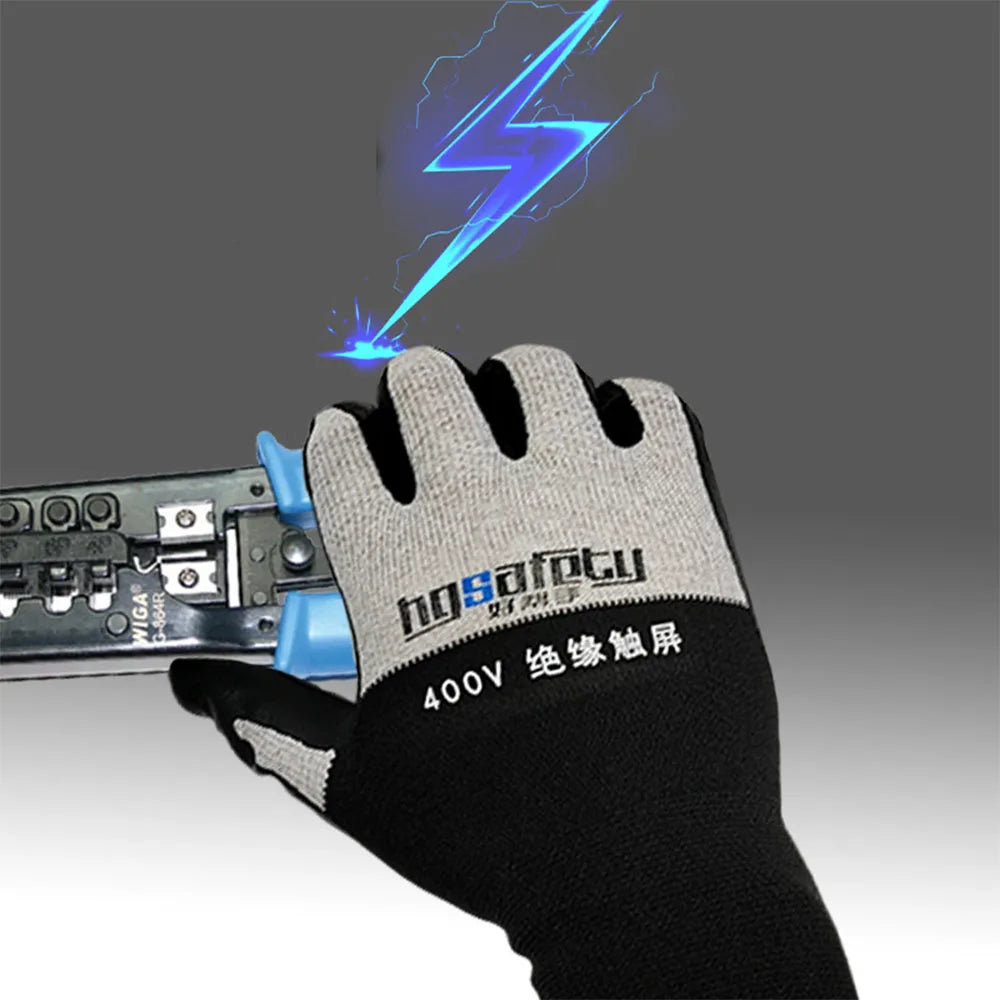 Ultrathin Electrician Insulating Gloves 400V/500V Touch Screen Insulating Safety Gloves SWANS