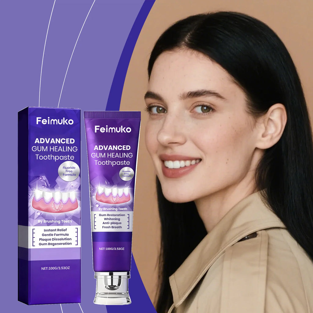 FEIMUKO Whitening Toothpaste – Stain Removal & Fresh Breath 100g Whitening Toothpaste SWANS