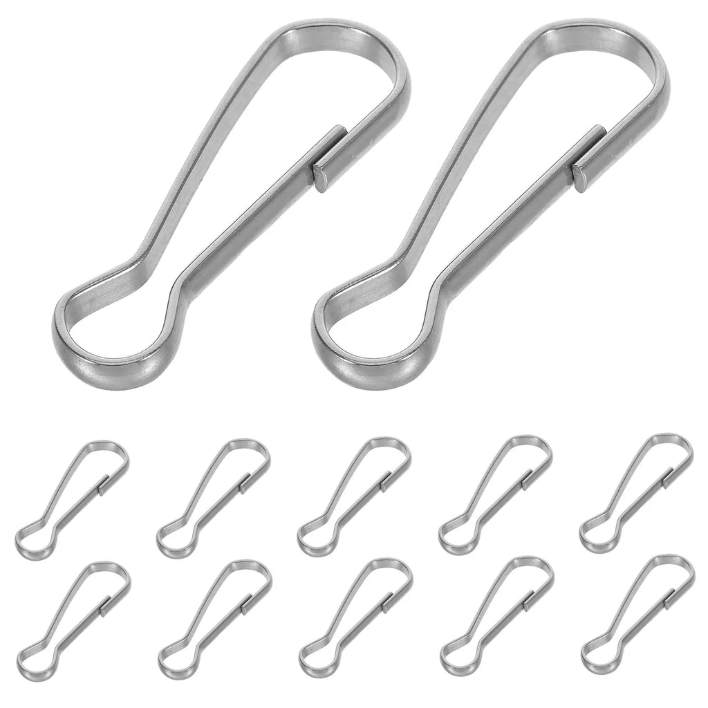 30-Pack Stainless Steel Flagpole Snap Hooks & Flag Clips Flagpole Snap Hooks SWANS