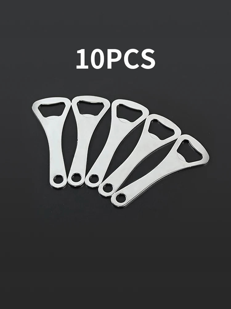 SWANS 10-Pack Stainless Steel Beer Bottle Opener Set Bottle Opener Set SWANS 10PCS