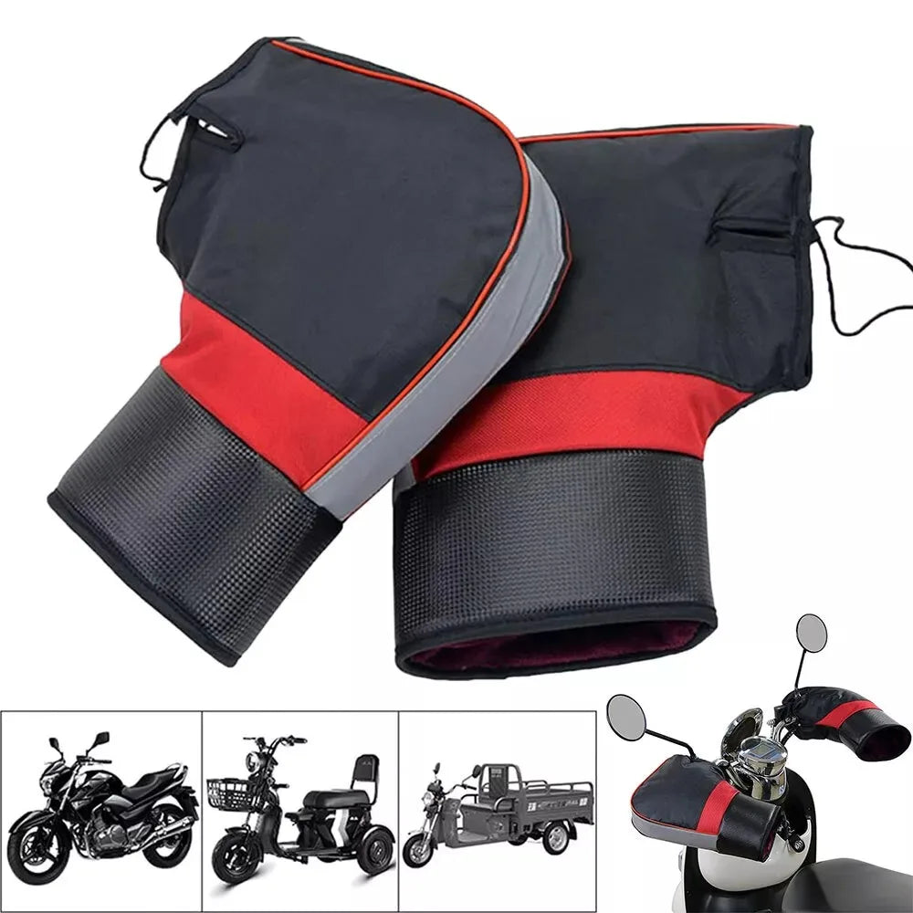 Motorcycle Windproof Handle Muffs – Waterproof & Reflective Motorcycle Handle Muffs SWANS