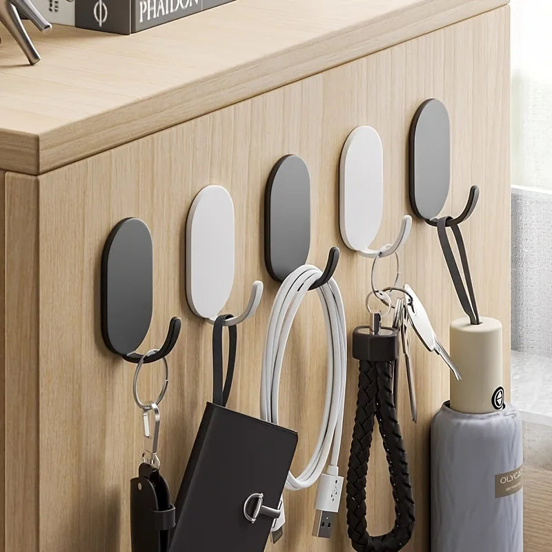 SWANS Heavy Duty Self-Adhesive Wall Hooks – No-Drill Adhesive Wall Hooks SWANS