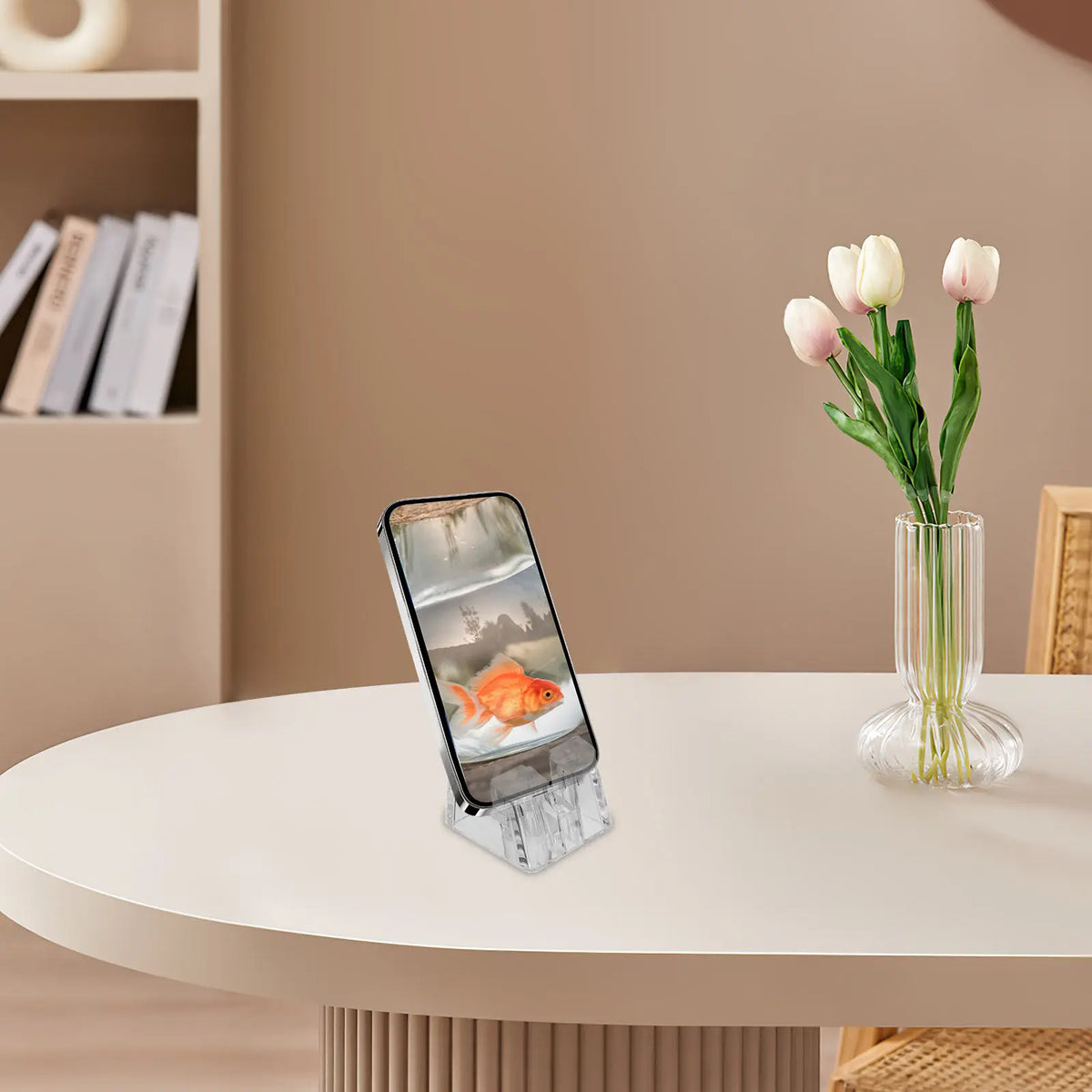 Clear Acrylic Smartphone Display Stand – Desktop Phone Holder Phone Display Stand SWANS
