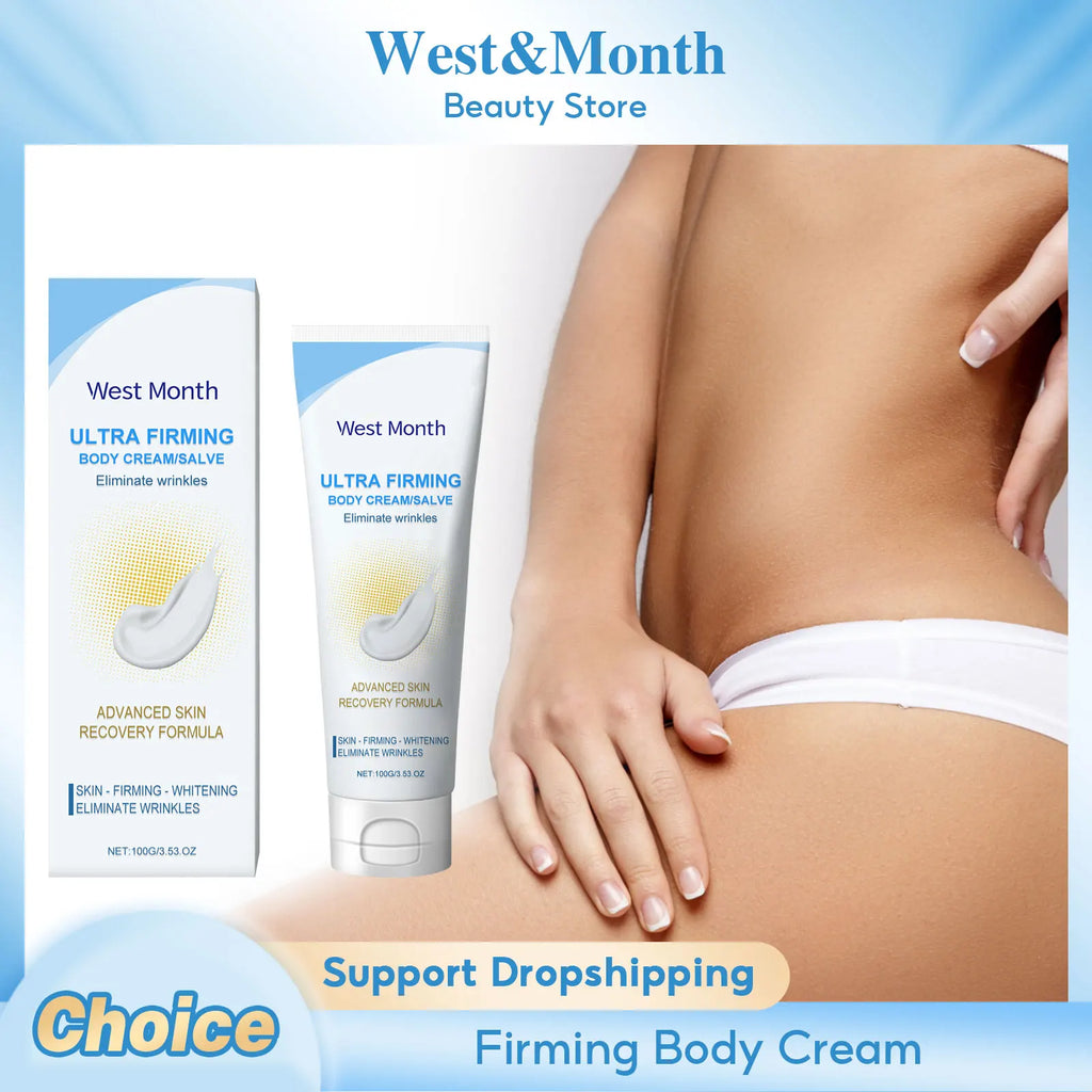 WEST MONTH Firming Body Cream – Sculpting & Moisturizing Firming Body Cream SWANS
